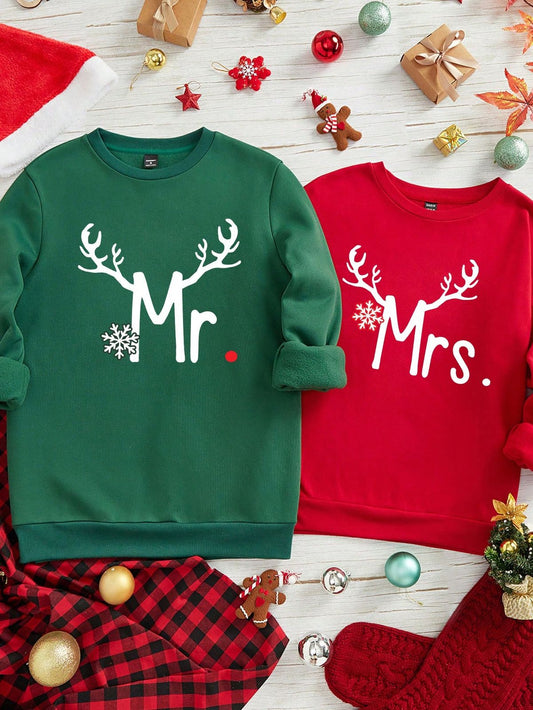 Buzo Parejas Mr & Mrs Renos | Algodón Perchado | Regalo Novios