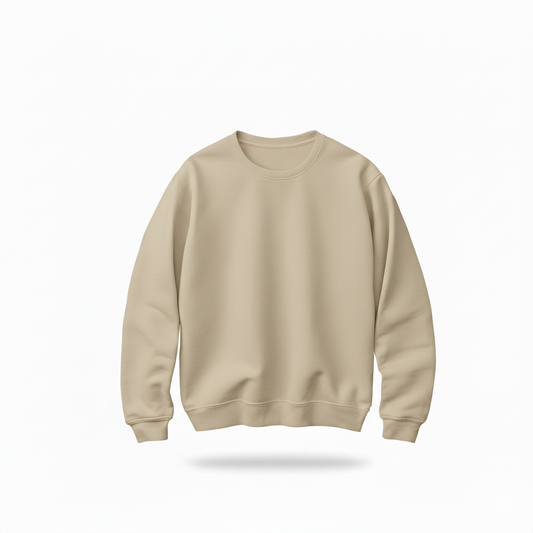 Sudadera Beige Unisex | Estampado Personalizable | Moda Casual