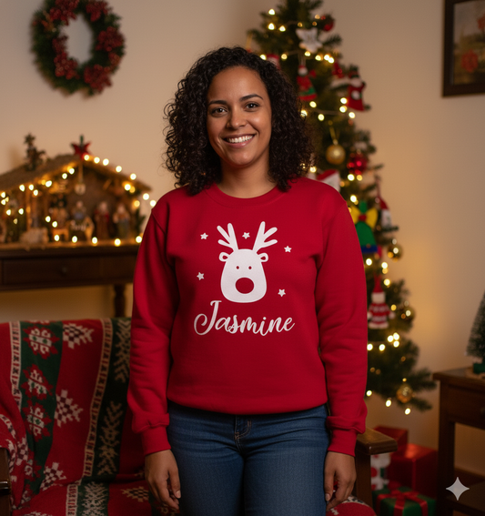 Buzo Familiar Navideño | Personalizado con Nombre | Regalo Exclusivo